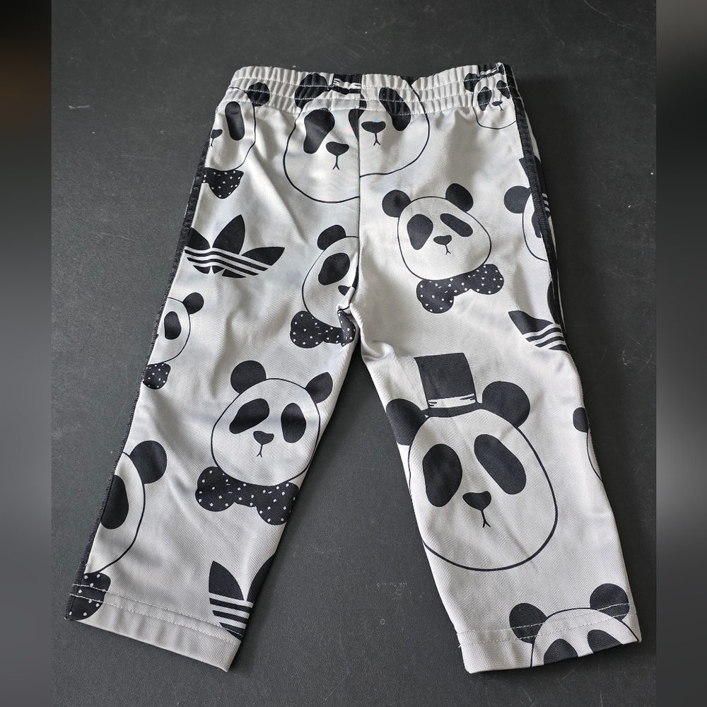 Adidas Black and Gray Mini Rodini Panda Tracksuit 12-18mos - Picture 8 of 9